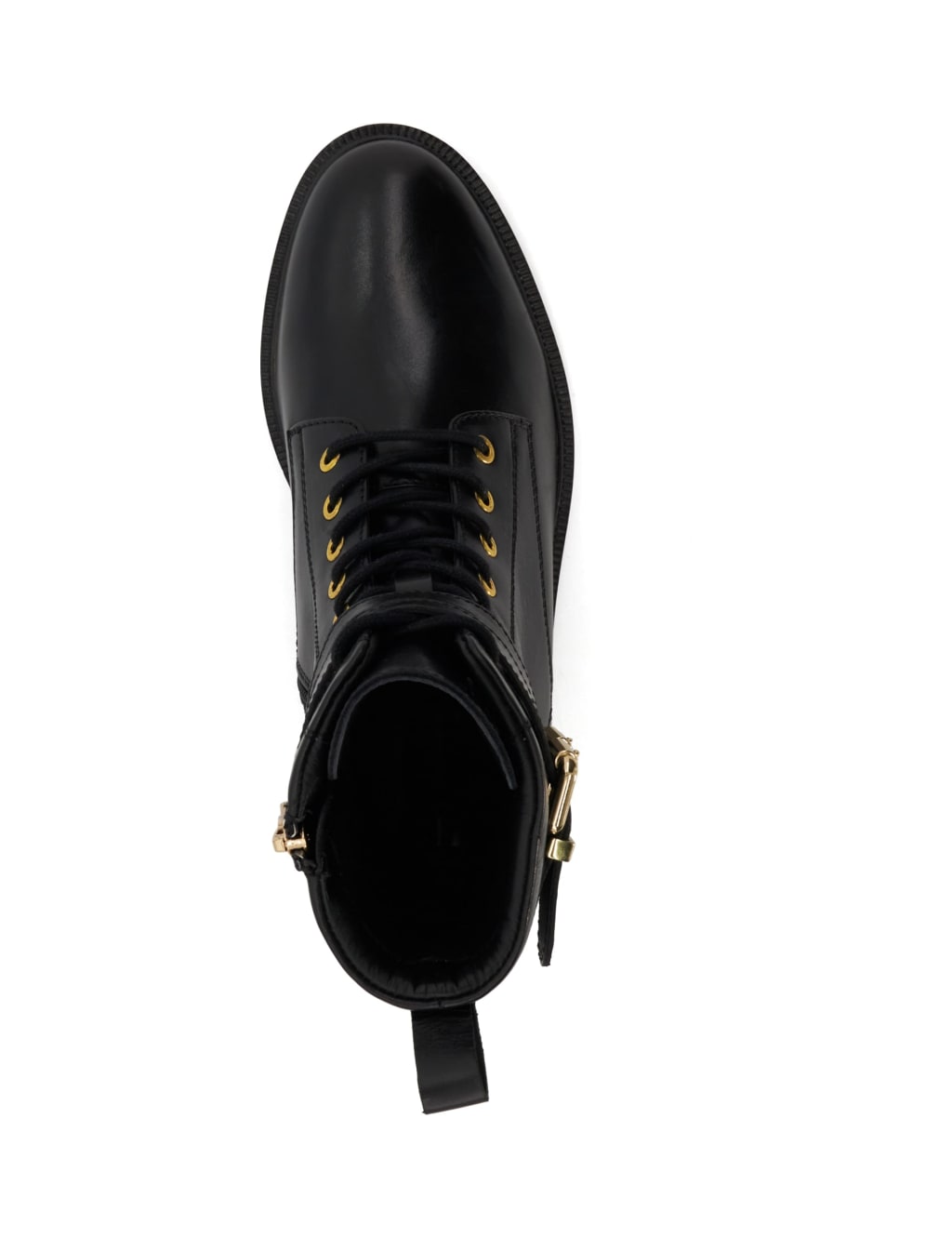 Lace up buckle ankle boots clearance