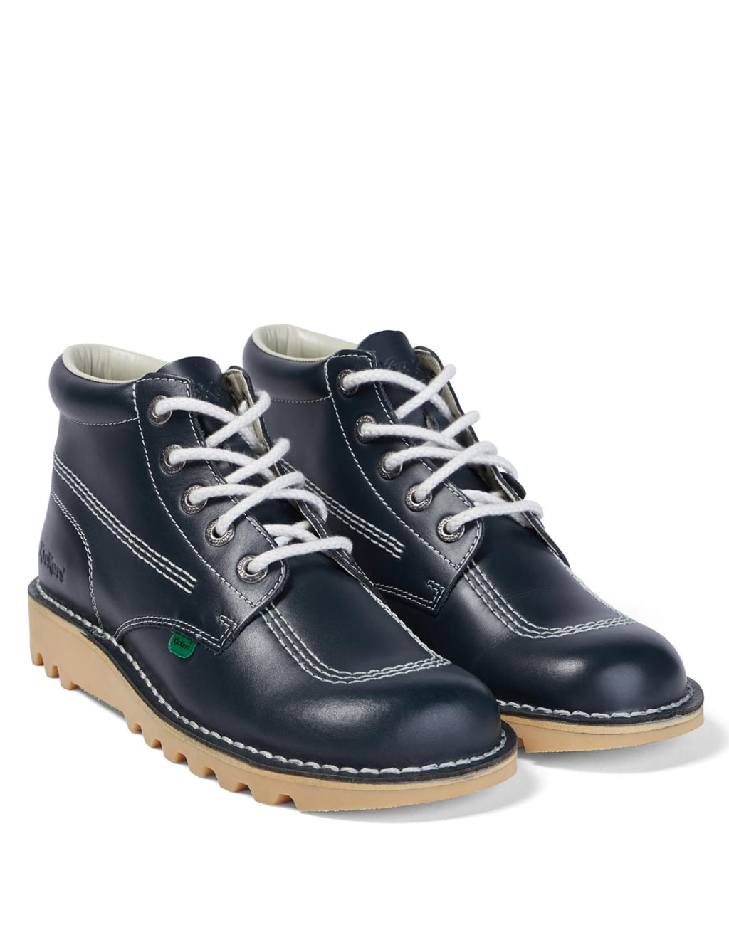 navy kicker boots
