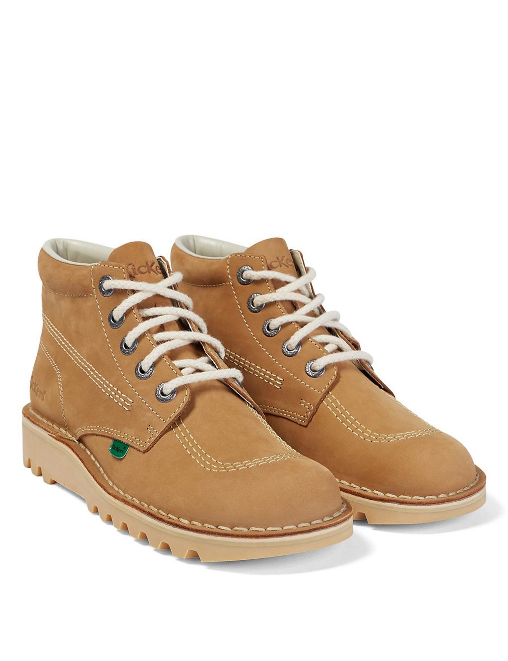Leather Lace Up Casual Boots 1 of 5