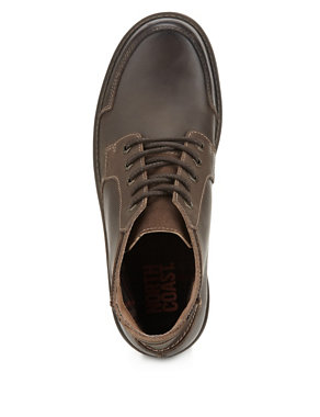 Leather Lace Up Chukka Boots Image 2 of 5