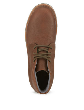 Leather Lace Up Chukka Boots with Stormwear™ Image 2 of 3