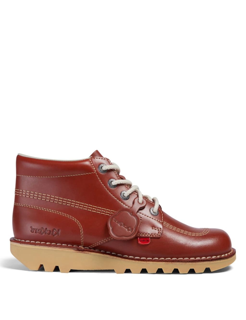 Mens red kicker boots deals