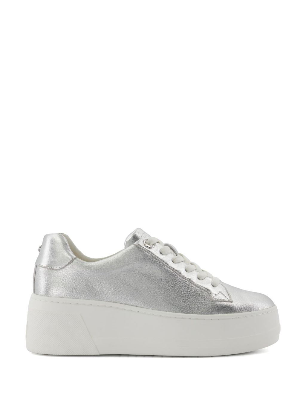 Leather Lace Up Chunky Trainers 3 of 6