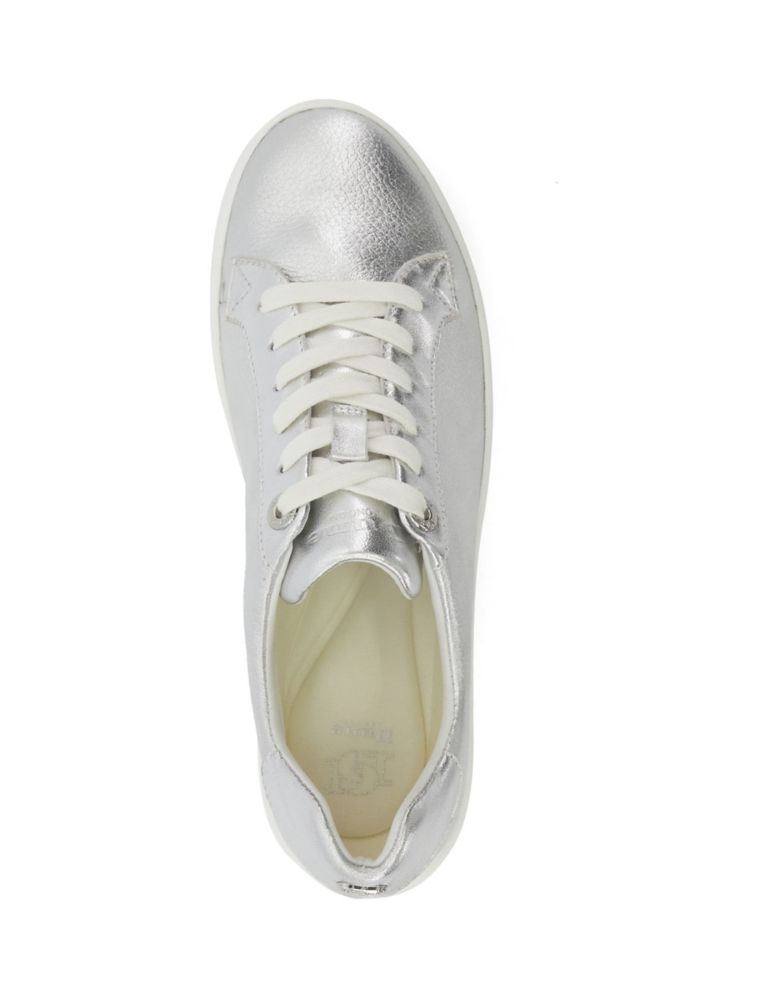 Leather Lace Up Chunky Trainers 4 of 6