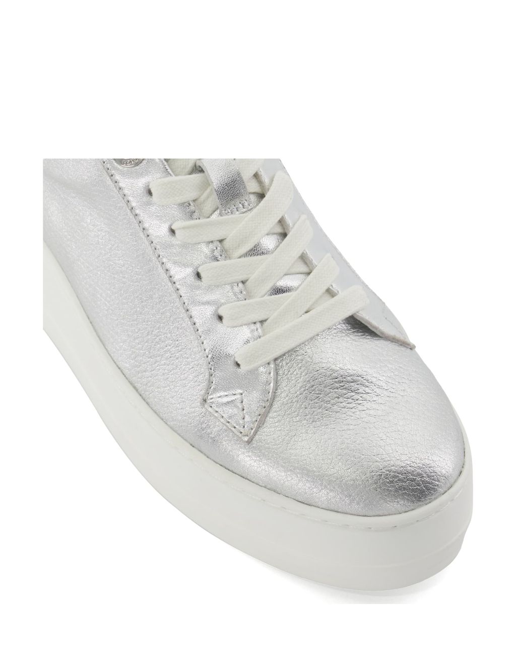 Leather Lace Up Chunky Trainers 6 of 6