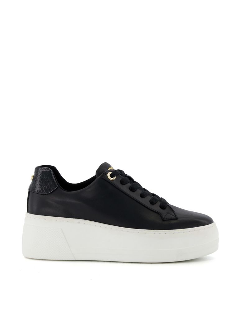 Leather Lace Up Chunky Trainers | Dune London | M&S