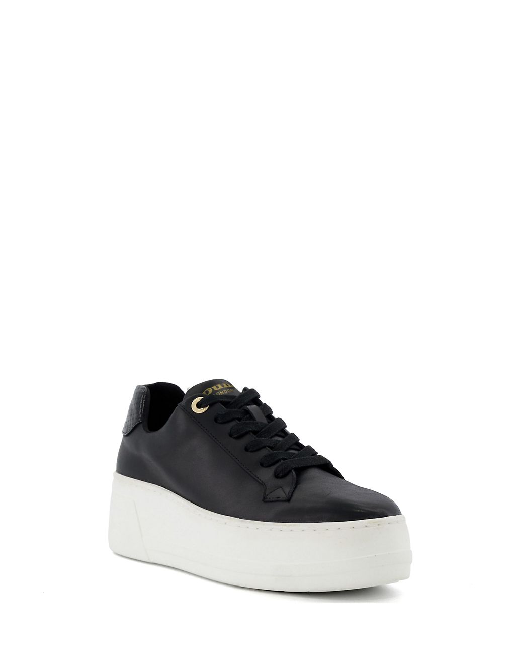 Leather Lace Up Chunky Trainers 1 of 5