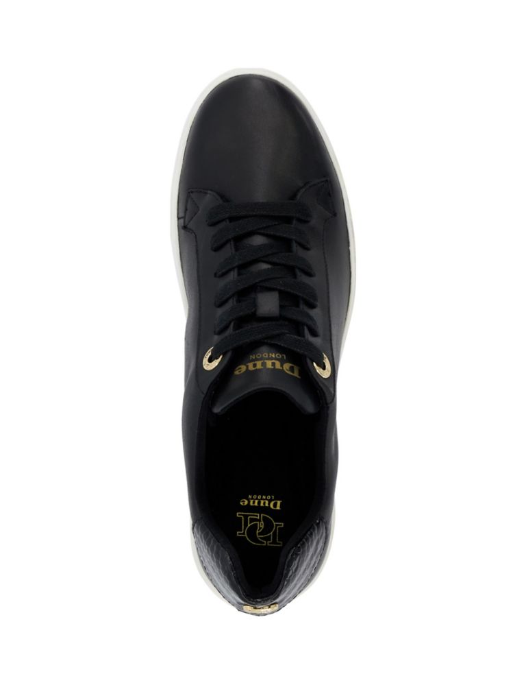 Leather Lace Up Chunky Trainers 3 of 5