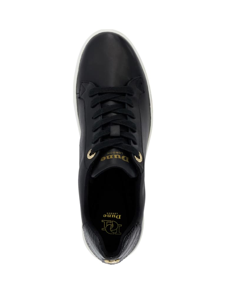 Leather Lace Up Chunky Trainers