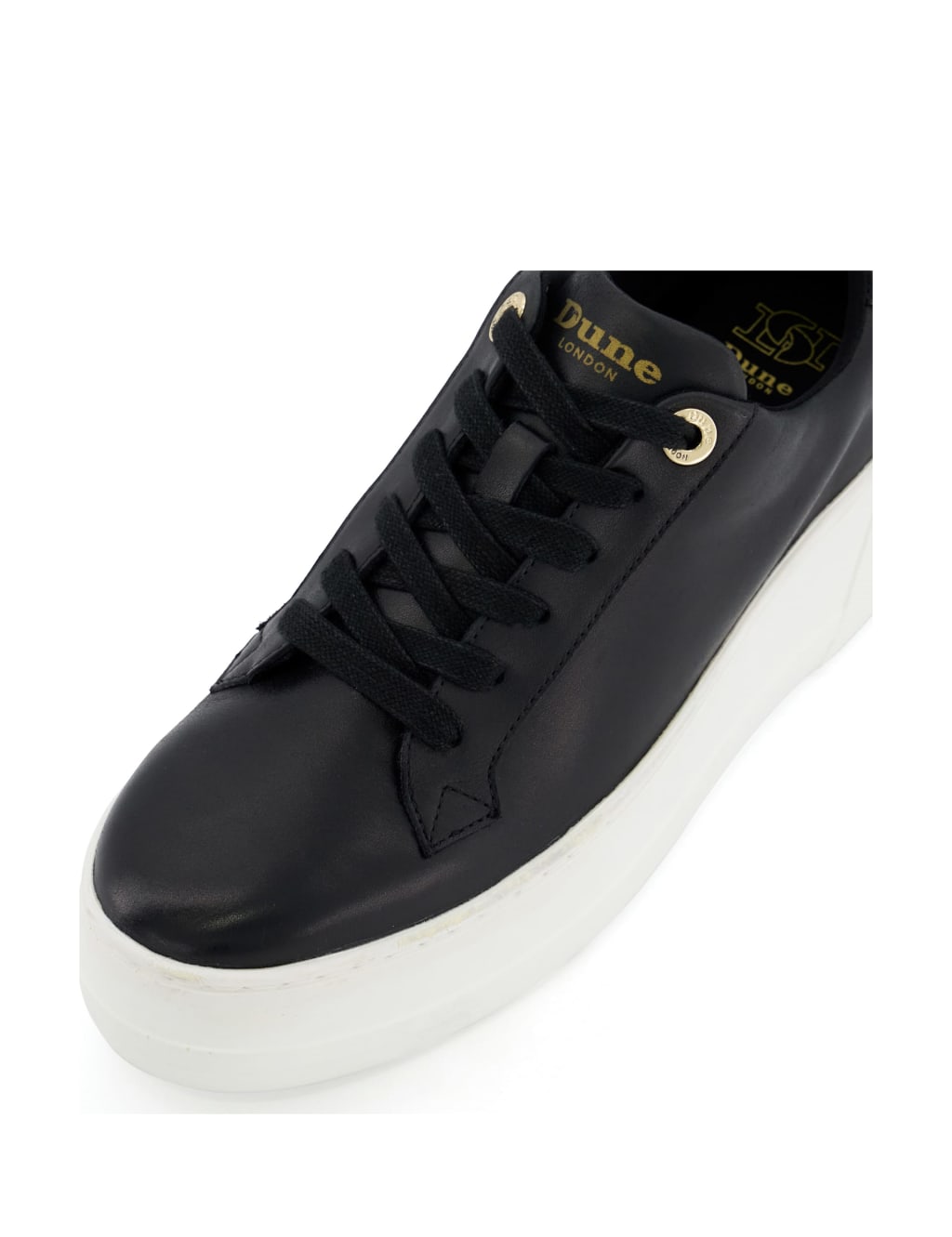 Leather Lace Up Chunky Trainers 5 of 5