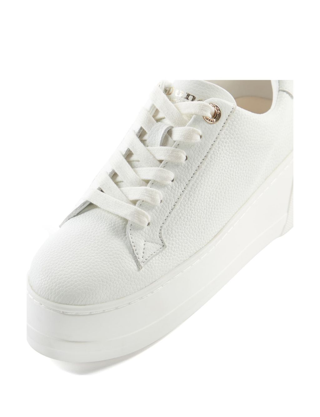 Leather Lace Up Chunky Trainers 5 of 5
