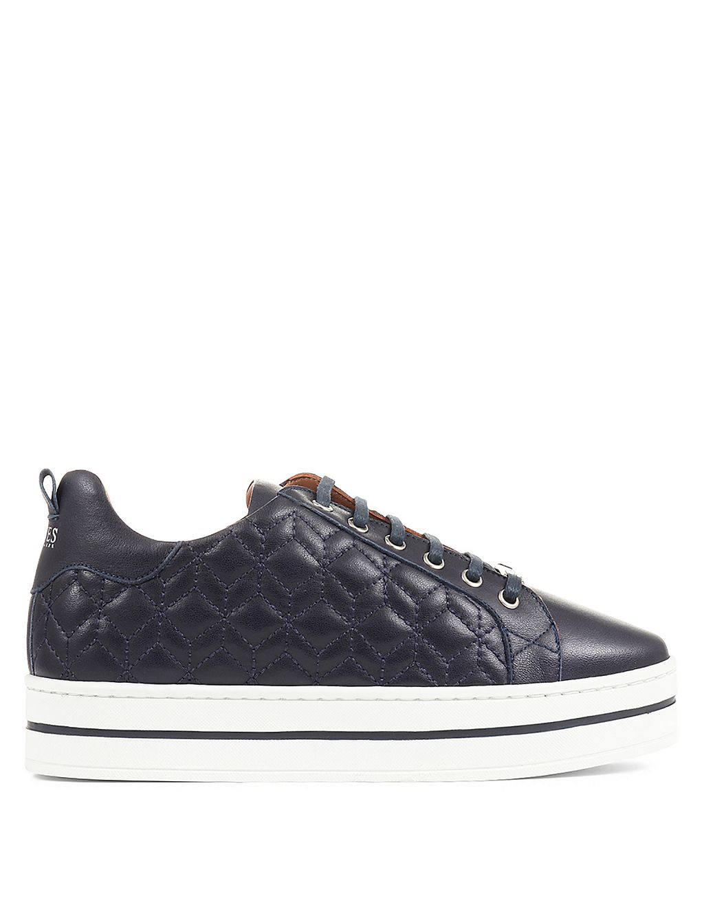 Leather Lace Up Chunky Trainers 6 of 7