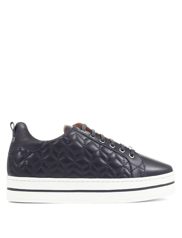 Leather Lace Up Chunky Trainers 4 of 7