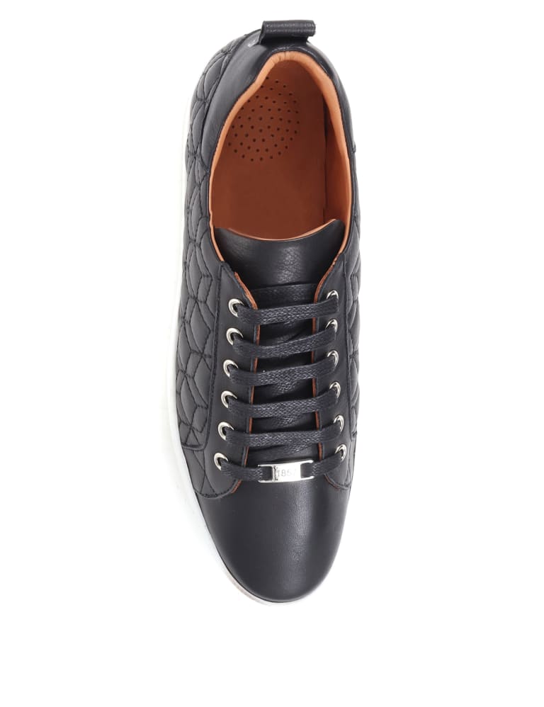 Leather Lace Up Chunky Trainers 5 of 7