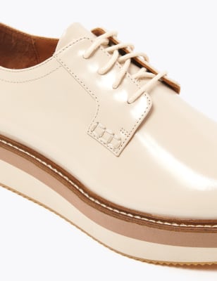 White store flatform brogues