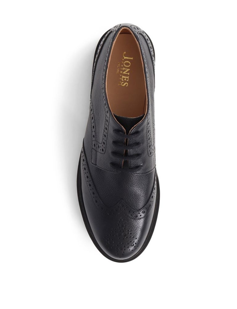 Leather Lace Up Flatform Brogues 5 of 7