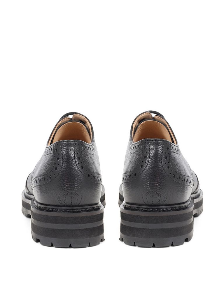 Leather Lace Up Flatform Brogues 6 of 7