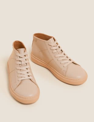 best black leather trainers