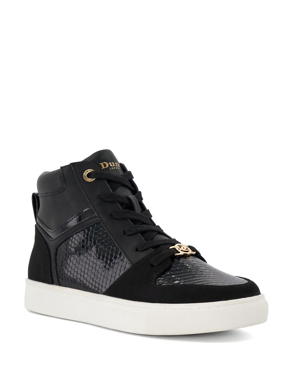 Leather Lace Up High Top Trainers | Dune London | M&S