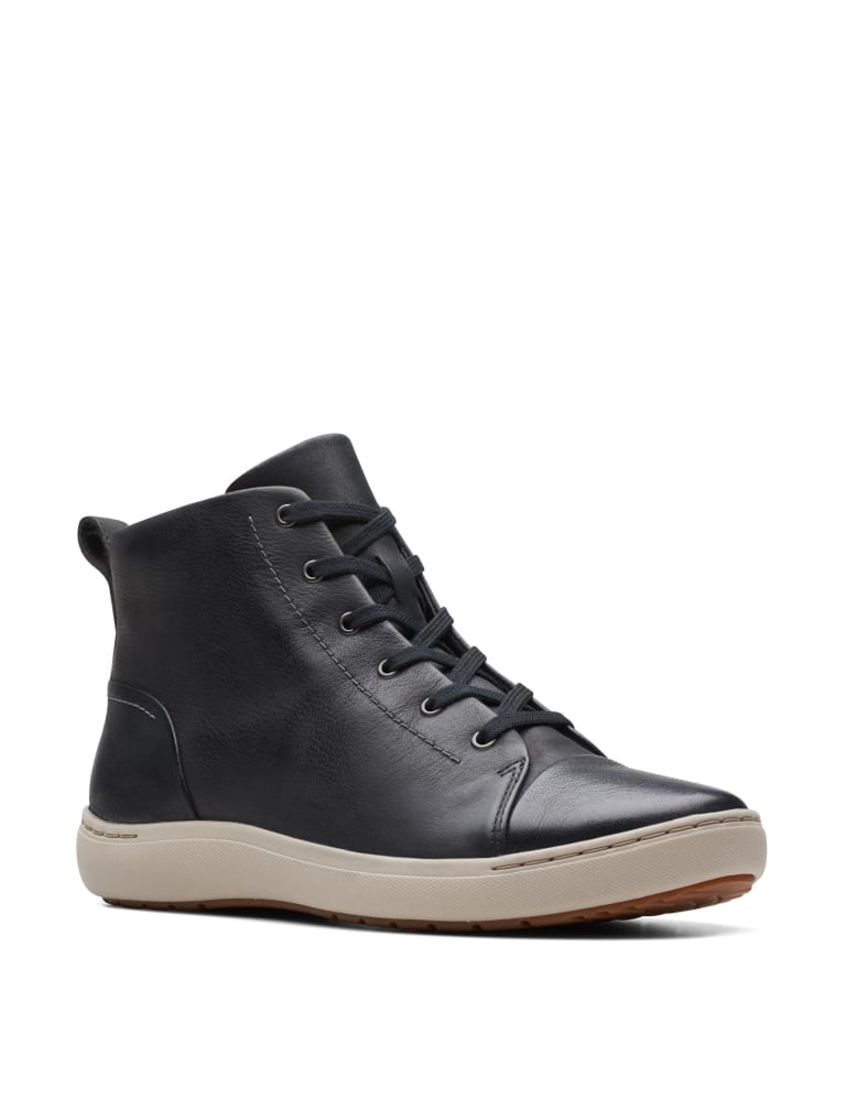 Clarks high top trainers sales