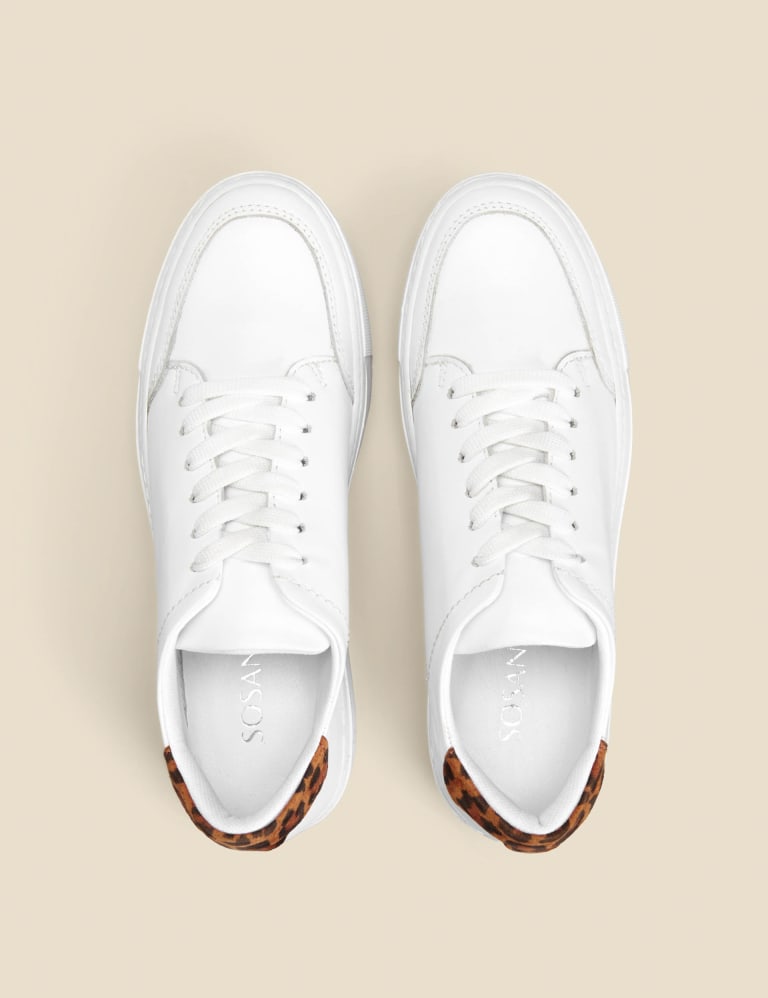 Heritage mixed panel trainers outlet