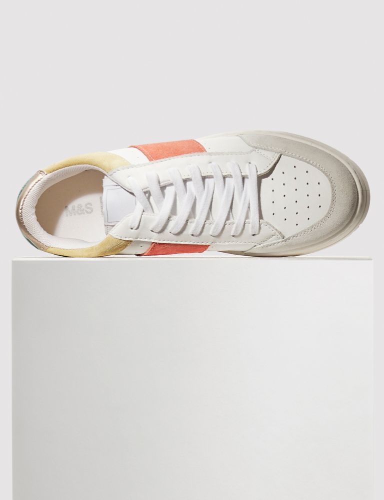 Leather Lace Up Trainer 1 of 3