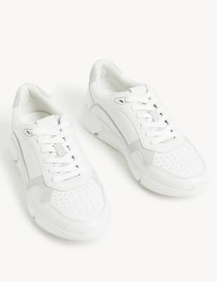 self lace trainers