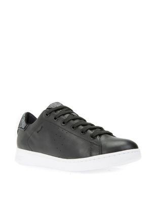 Leather Lace-Up Trainers Image 2 of 6