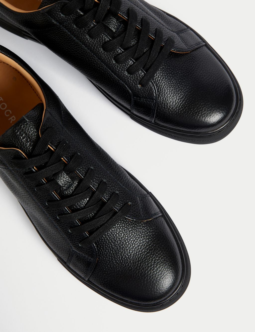 Leather Lace Up Trainers with Freshfeet™ 2 of 4