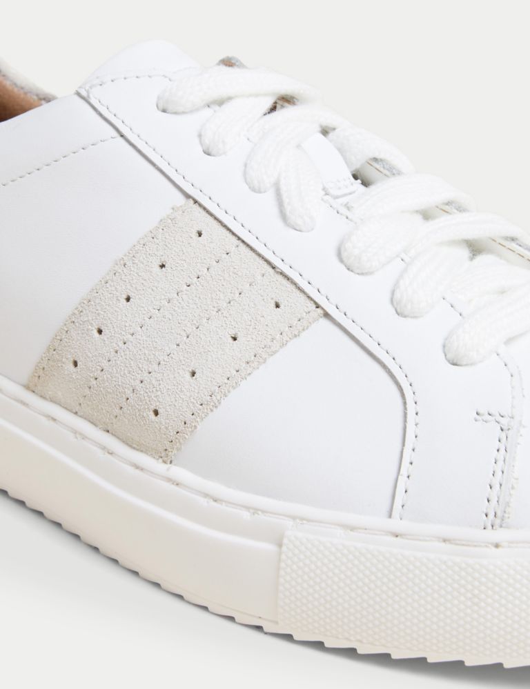 Leather Lace Up Trainers | M&S Collection | M&S