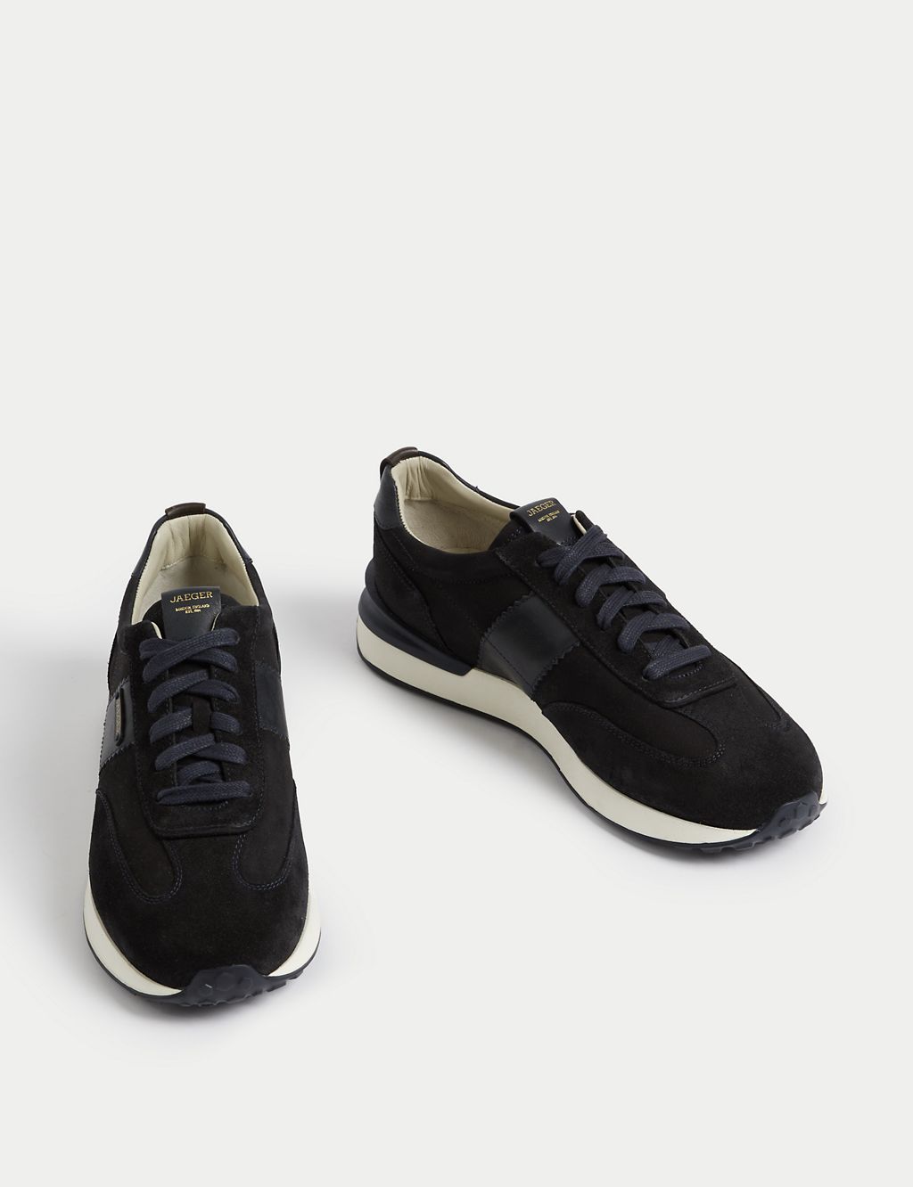 Leather Lace Up Trainers 1 of 4