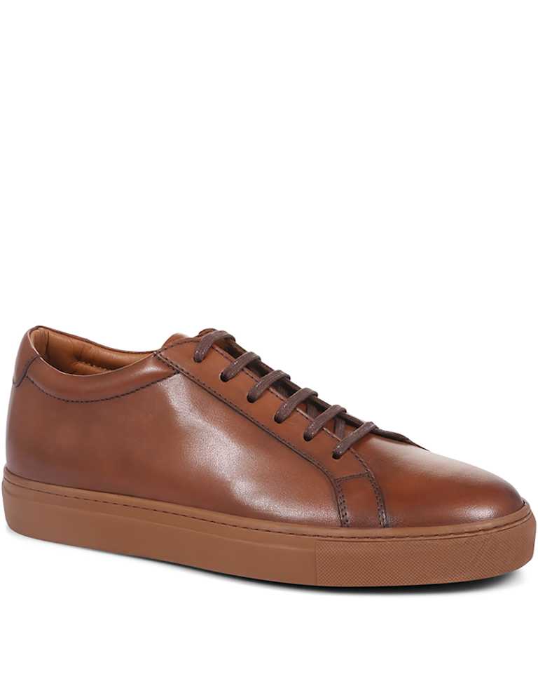 Leather Lace-Up Trainers 2 of 6