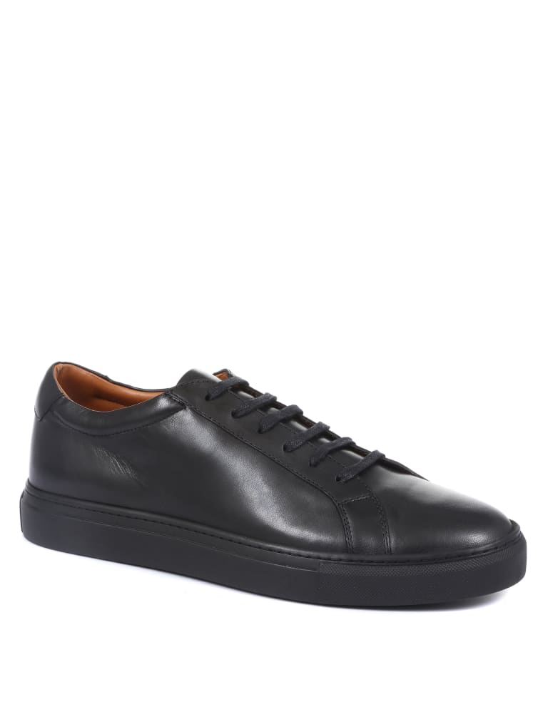 Mens black dress trainers sales
