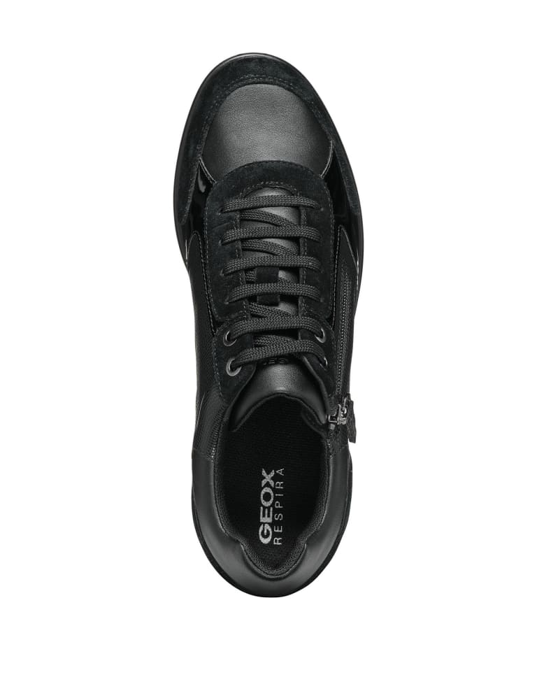 Geox ladies wedge trainers discount