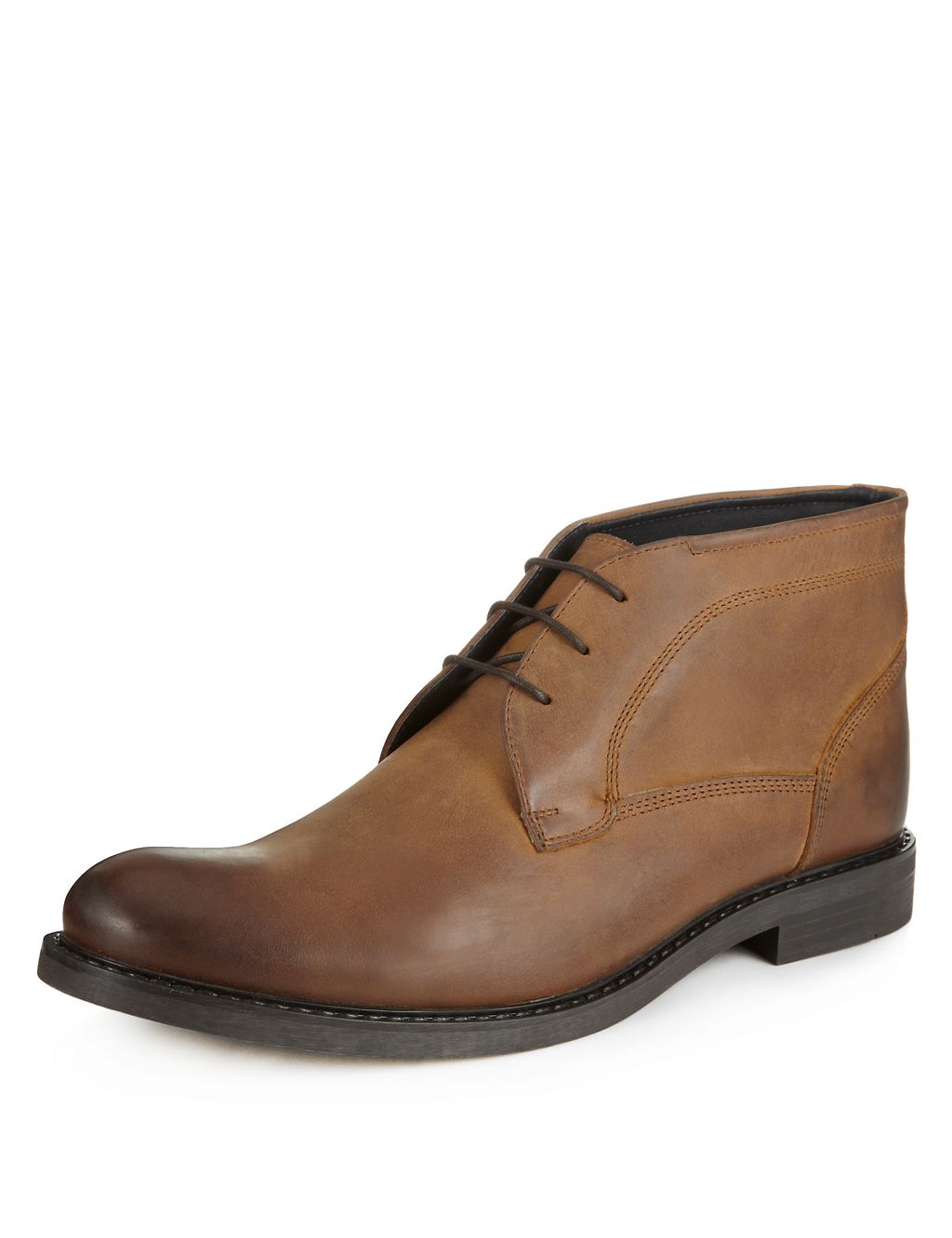 Leather Lace-up Chukka Boots 3 of 3