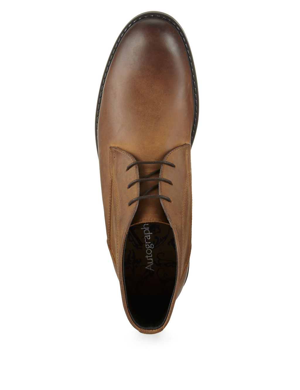Leather Lace-up Chukka Boots 1 of 3