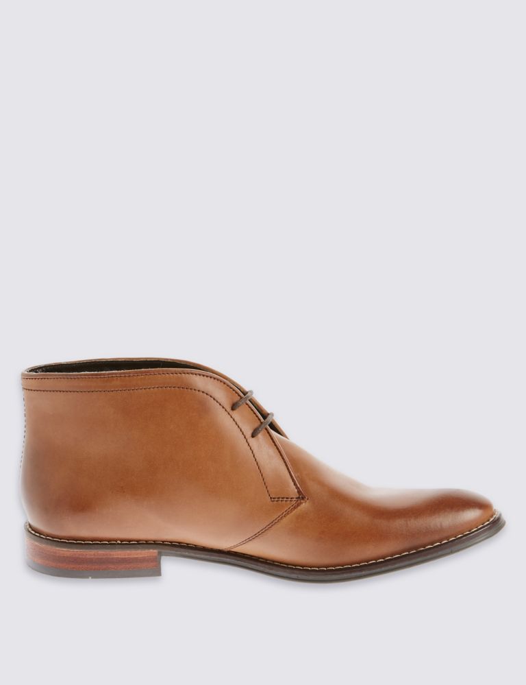 Leather Lace-up Chukka Boots 4 of 6