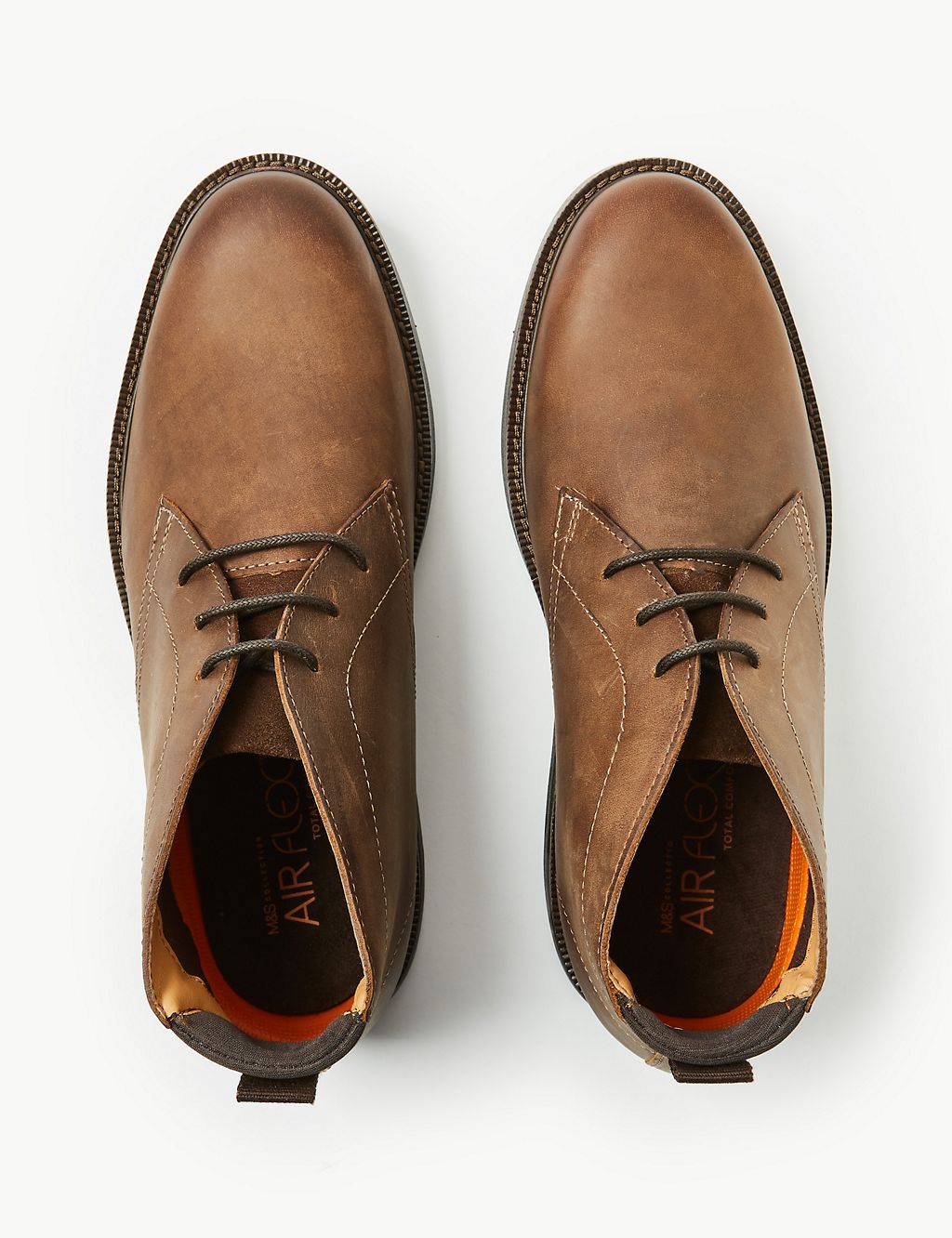 Leather Lace-up Chukka Boots 4 of 6