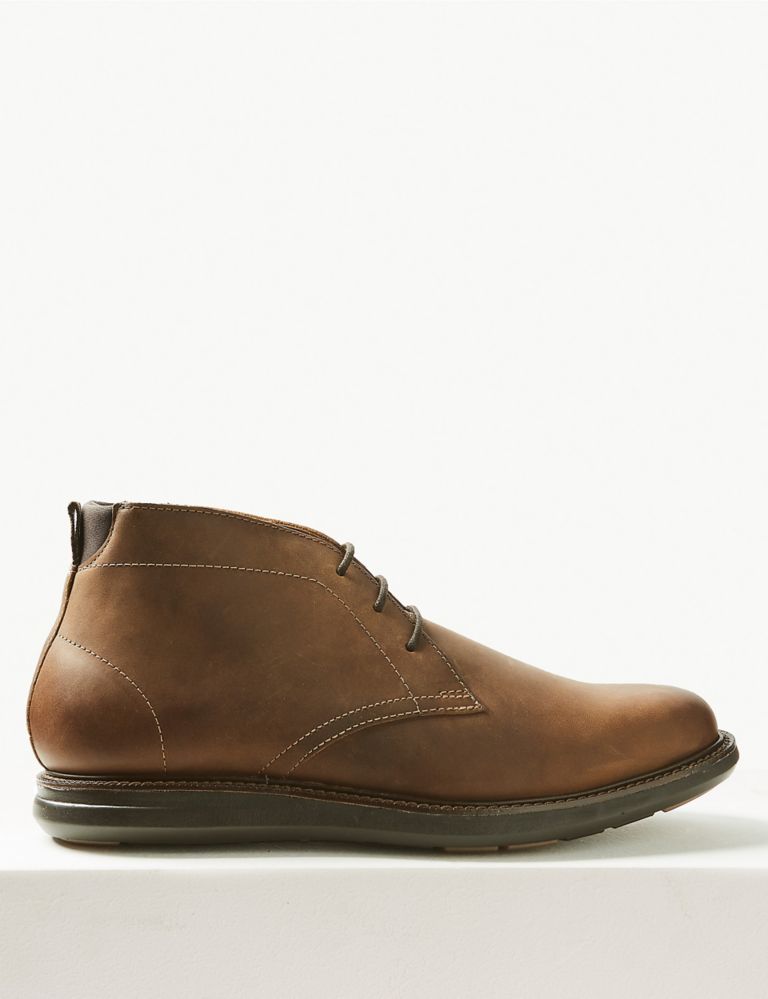 Leather Lace-up Chukka Boots 2 of 6