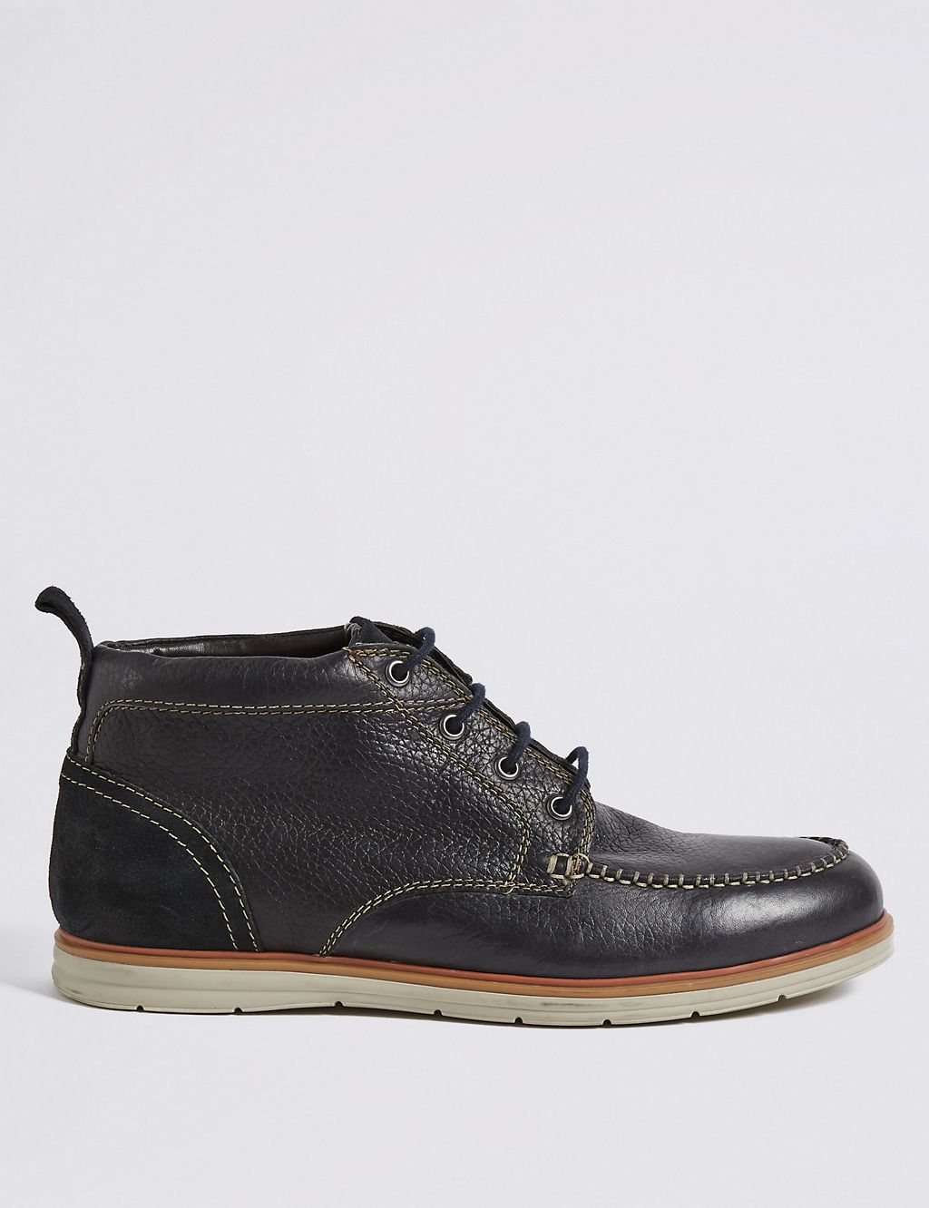Leather Lace-up Chukka Boots 1 of 6
