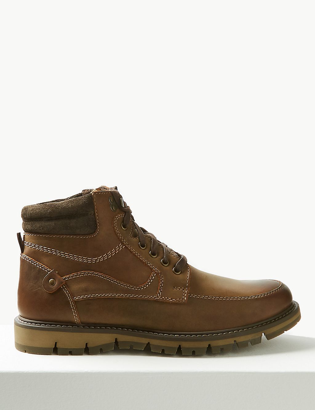 Leather Lace-up Chukka Boots 1 of 6