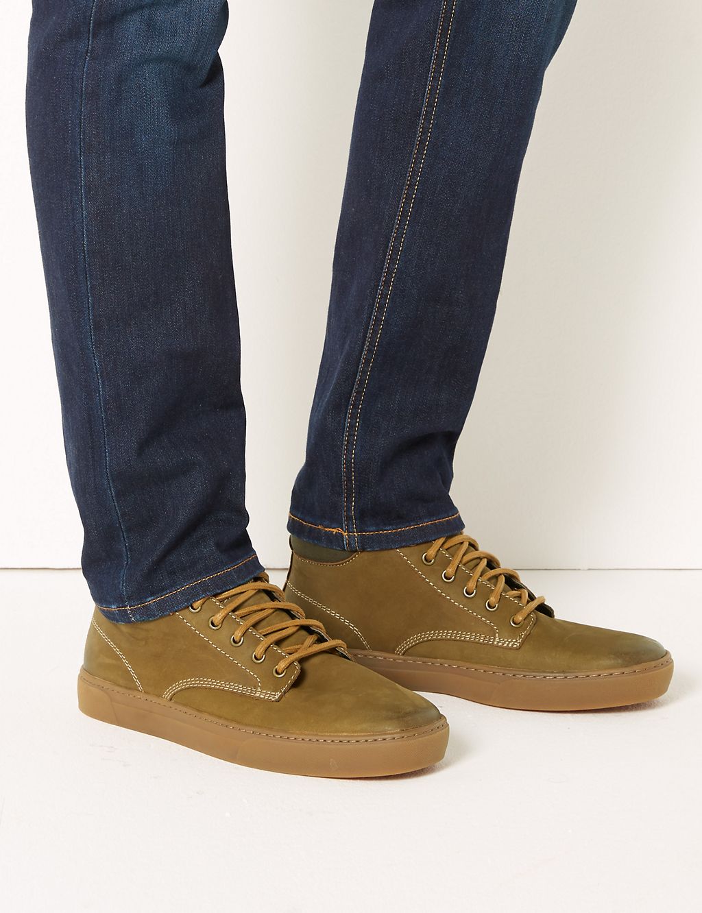 Leather Lace-up Chukka Boots 3 of 5