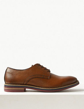 Leather Lace-up Derby Shoes Image 2 of 5