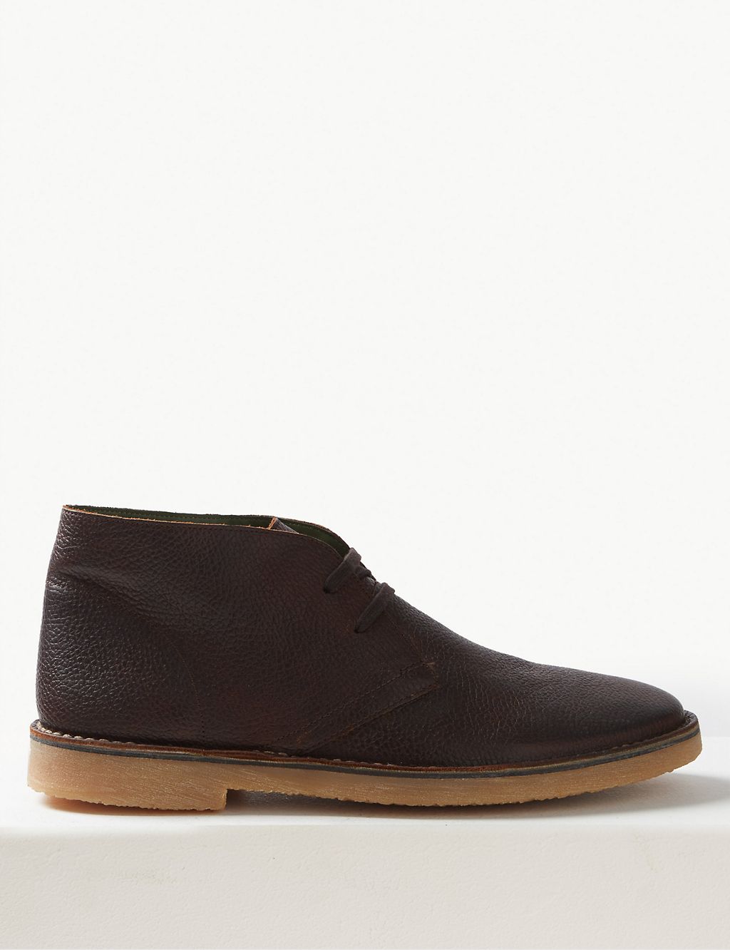 Leather Lace-up Desert Boots 3 of 4