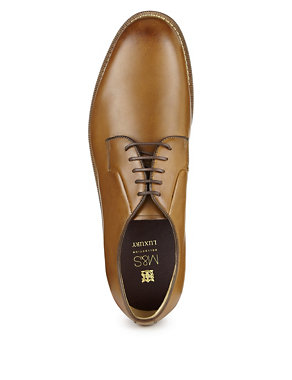 Leather Layered Sole Derby Shoes Image 2 of 3