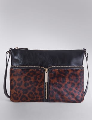 Marks and spencer store leopard print bag