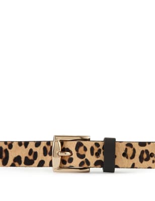 Leopard print belt on sale uk