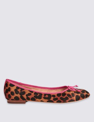 marks and spencer leopard print loafers