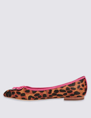 marks and spencer leopard print loafers