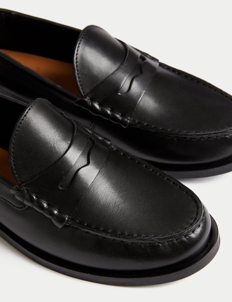 Marks and spencer penny loafers deals
